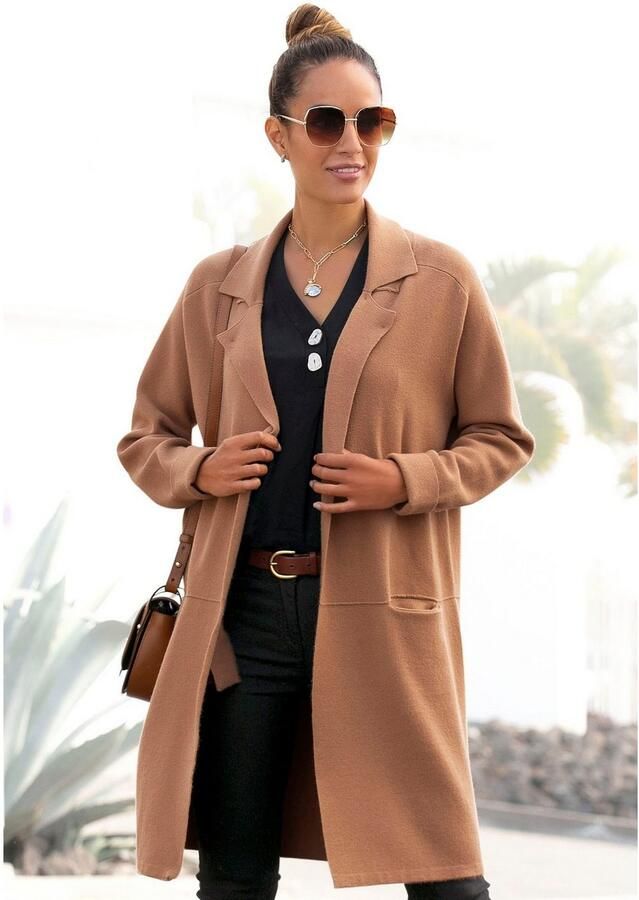 Lascana Blouse zonder sluiting met modieuze knopen luchtige korte mouwen blouse zomers - Foto 3