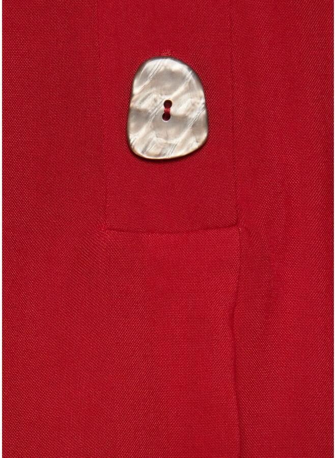 Lascana Blouse zonder sluiting met modieuze knopen luchtige korte mouwen blouse zomers - Foto 3