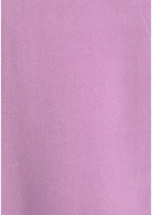 Lascana Blouse zonder sluiting met modieuze knopen luchtige korte mouwen blouse zomers - Foto 4