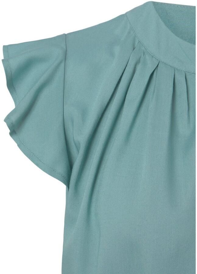 Lascana Blouse zonder sluiting met ruches-mouwen korte mouwen blouse elegant