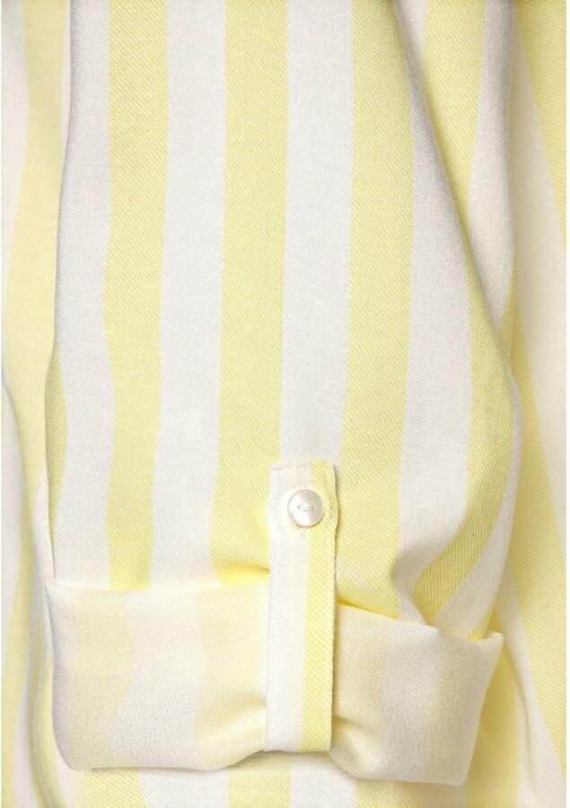 Lascana Blouse zonder sluiting met streep-print lichte geweven stof damesblouse - Foto 5