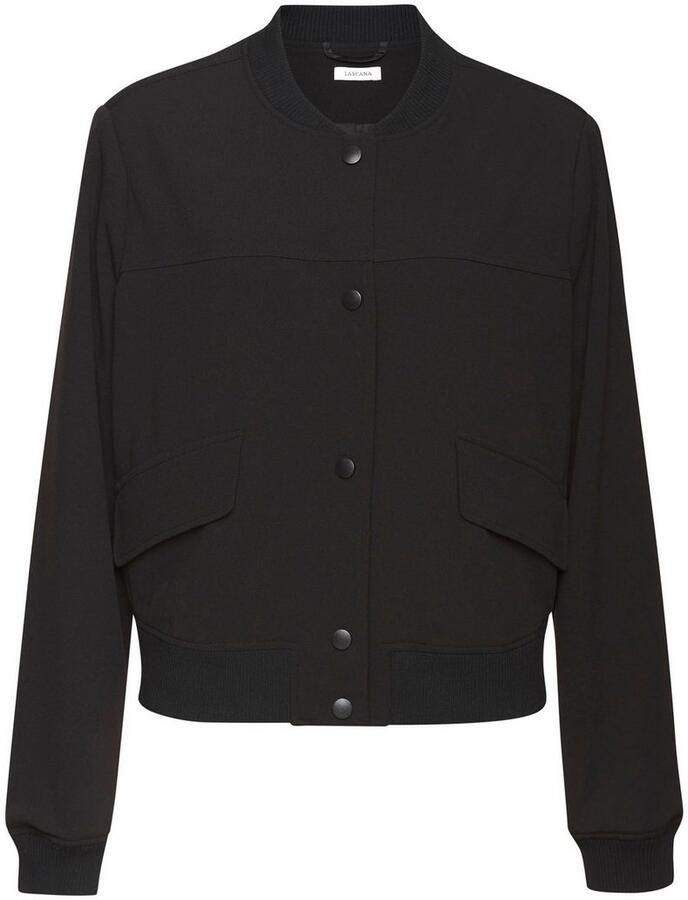 Lascana Bomberjack met drukknoopen korte jas sportief-chic - Foto 6