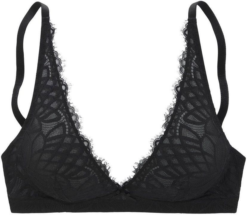 Lascana Bralette-bh Cara zonder beugel in edele high-apex ontwerp sexy lingerie - Foto 5