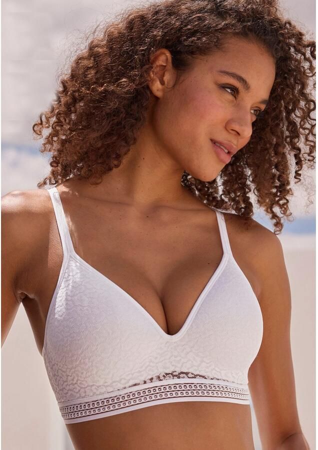 Lascana Bralette-bh Freya zonder beugel met ingebouwd push-up kussen lingerie - Foto 3