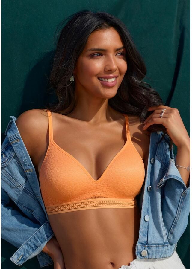 Lascana Bralette-bh Freya zonder beugel met ingebouwd push-up kussen lingerie - Foto 3