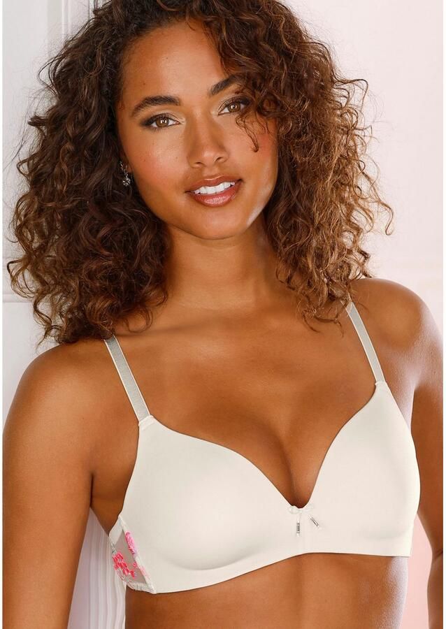 Lascana Bralette-bh Maria met prachtig bloemenpatroon van geborduurde kant lingerie - Foto 2