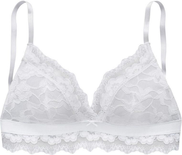 Lascana Bralette-bh zonder beugel van elastische jacquardkant sexy lingerie - Foto 3