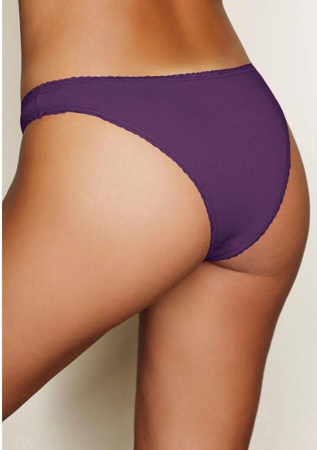 Lascana Brazilian slip met schattige hartjesprints en van elastische katoenkwaliteit (Set van 5) - Foto 3