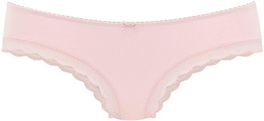 Lascana Brazilian slip van elastische katoen met fijne kant met opbergdoos (Set van 5) - Foto 3