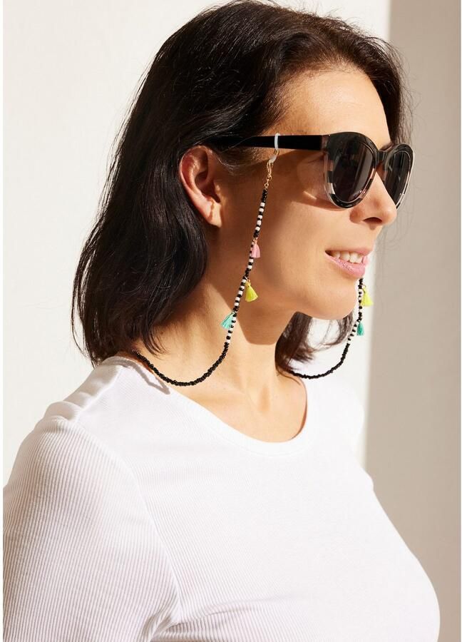 Lascana Brilketting Brillenband met kleine franjes in 2-pack Perfect voor een bril of zonnebril of als maskerketting (2 stuks)