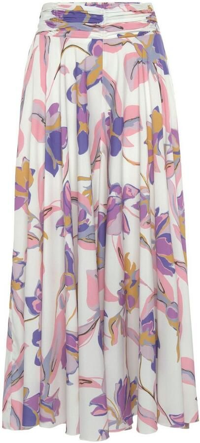 Lascana Broekrok met all-over bloemenprint culotte stijl extra wijde pijpen - Foto 6