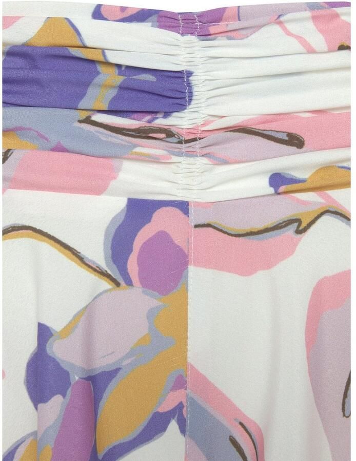 Lascana Broekrok met all-over bloemenprint culotte stijl extra wijde pijpen