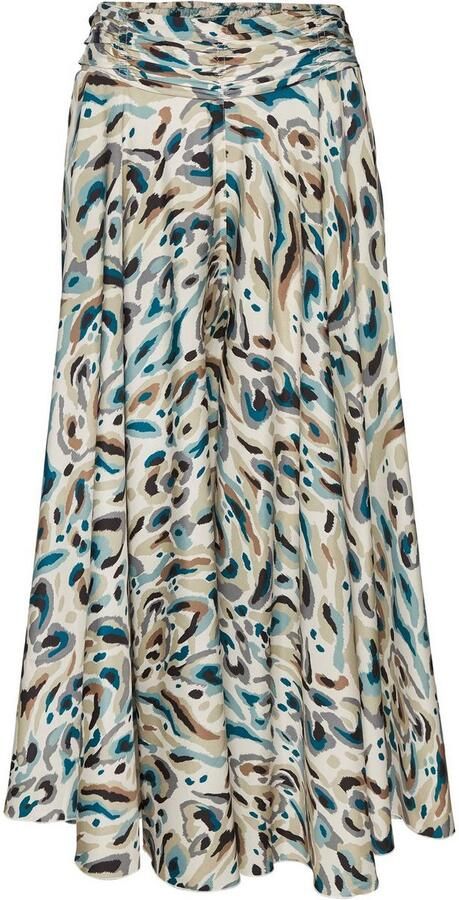 Lascana Broekrok met all-over print culotte stijl extra wijde pijpen - Foto 7
