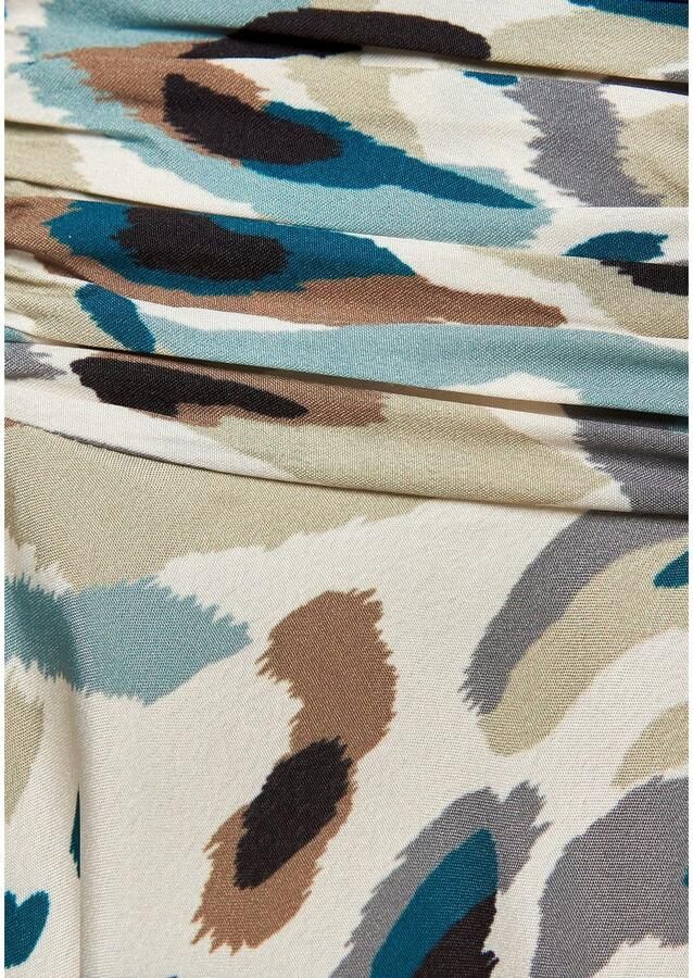 Lascana Broekrok met all-over print culotte stijl extra wijde pijpen - Foto 5