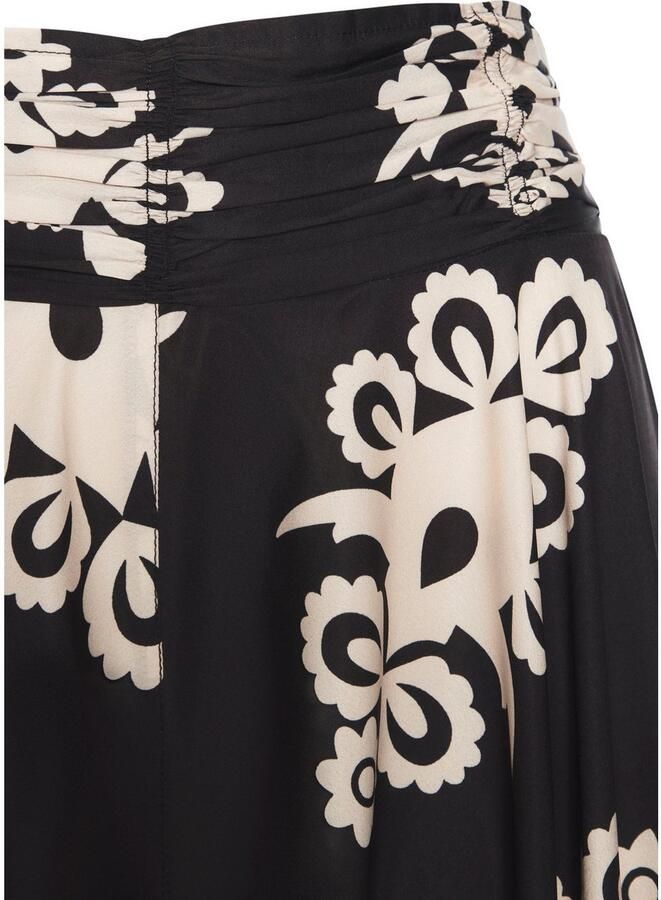 Lascana Broekrok met alloverdruk culotte strijkvrij