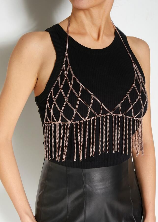 Lascana Buikketting Bodychain BH ketting lichaamsjuwelen lichaam ketting taille ketting - Foto 6