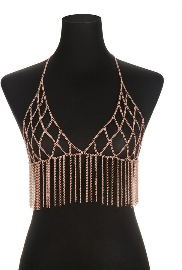 Lascana Buikketting Bodychain BH ketting lichaamsjuwelen lichaam ketting taille ketting - Foto 4