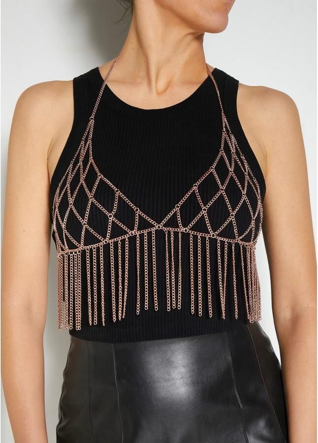 Lascana Buikketting Bodychain BH ketting lichaamsjuwelen lichaam ketting taille ketting - Foto 3