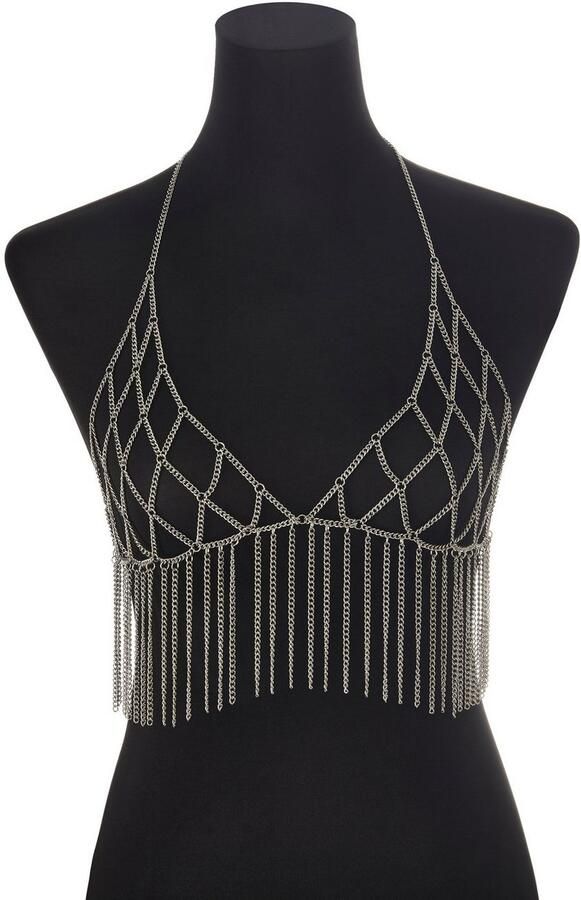 Lascana Buikketting Bodychain BH ketting lichaamsjuwelen lichaam ketting taille ketting - Foto 4