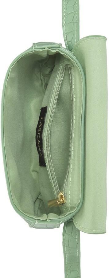 Lascana Buiktasje Heuptasje in krokodillenlook crossbody borsttas heuptas vegan - Foto 4