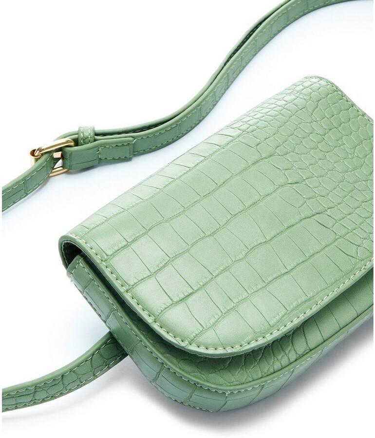 Lascana Buiktasje Heuptasje in krokodillenlook crossbody borsttas heuptas vegan