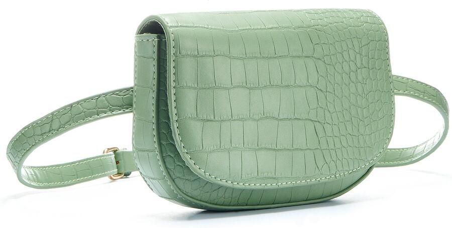 Lascana Buiktasje Heuptasje in krokodillenlook crossbody borsttas heuptas vegan - Foto 3