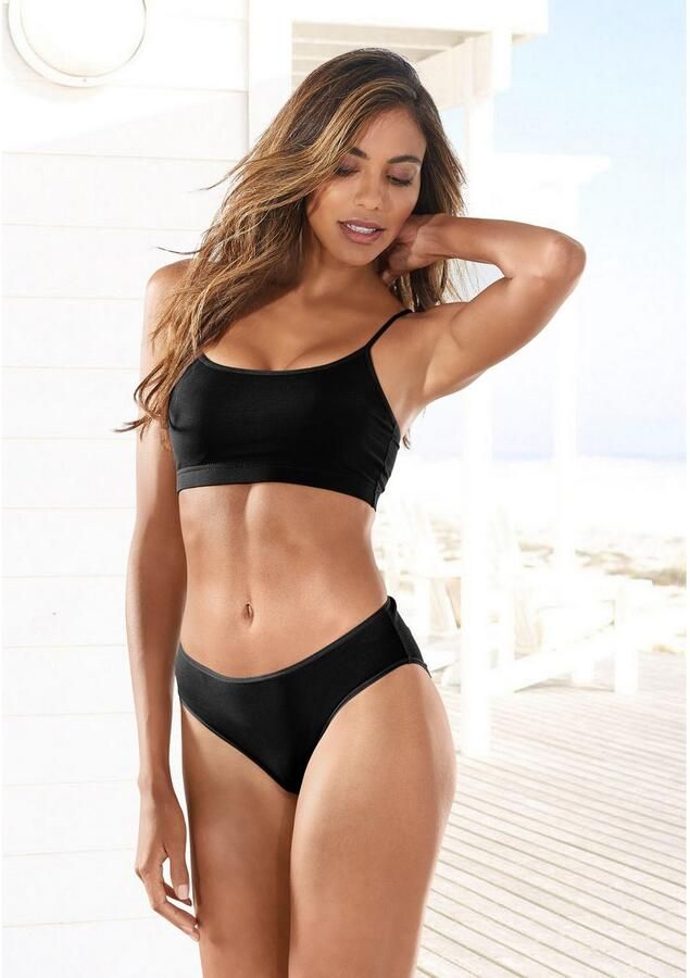 Lascana Bustier van elastisch katoen (2-delig Set van 2) - Foto 2