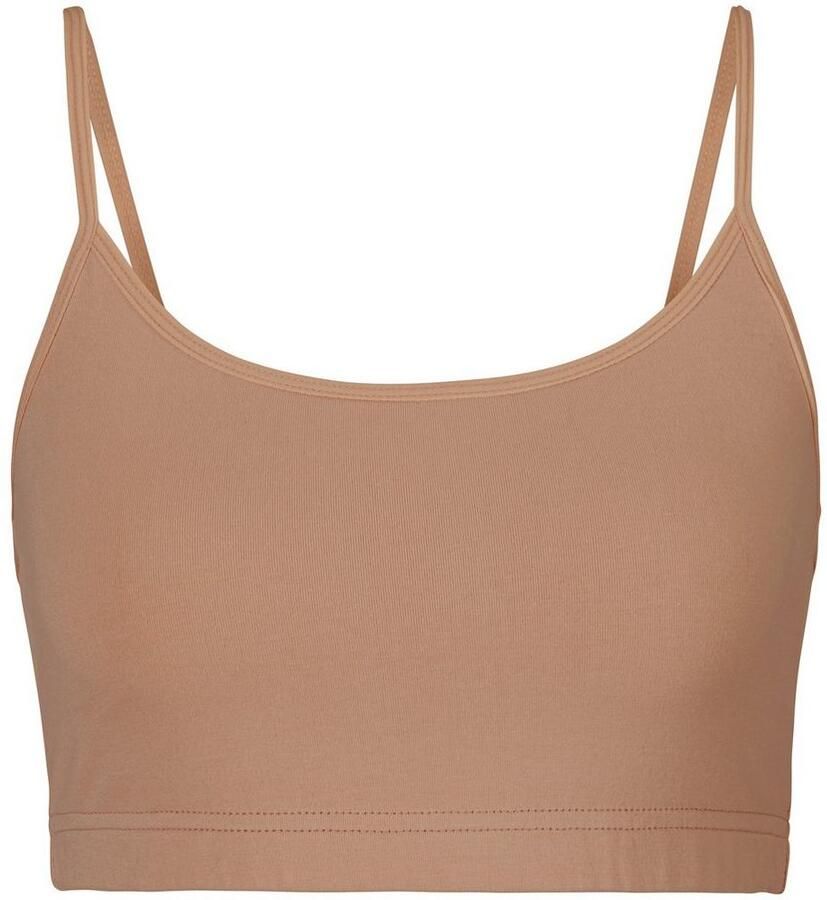 Lascana Bustier van elastisch katoen (2-delig Set van 2)