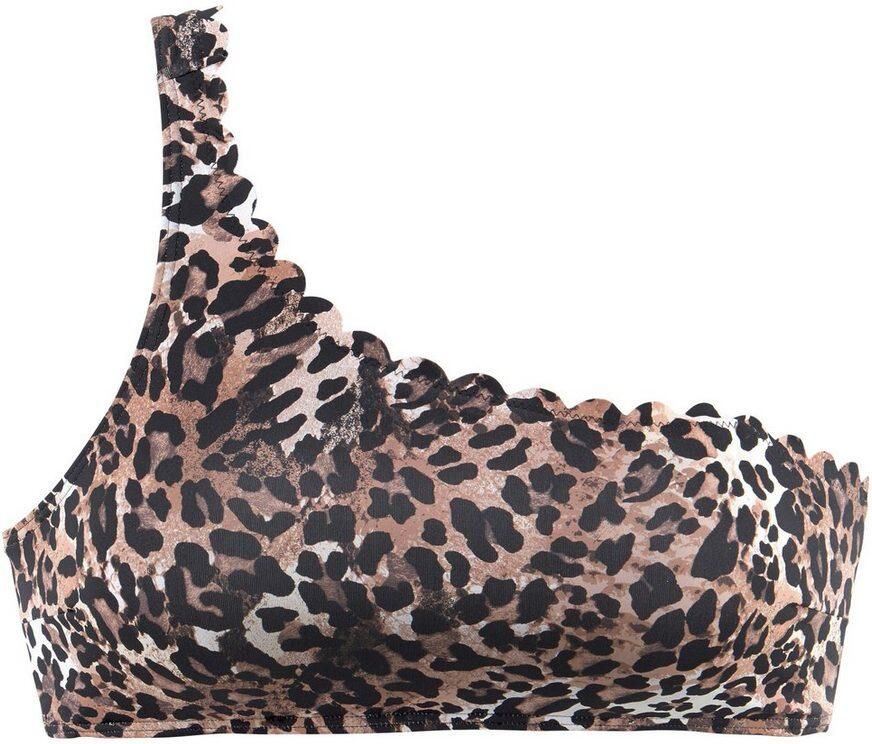 Lascana Bustierbikinitop Lexa Met schulprandjes