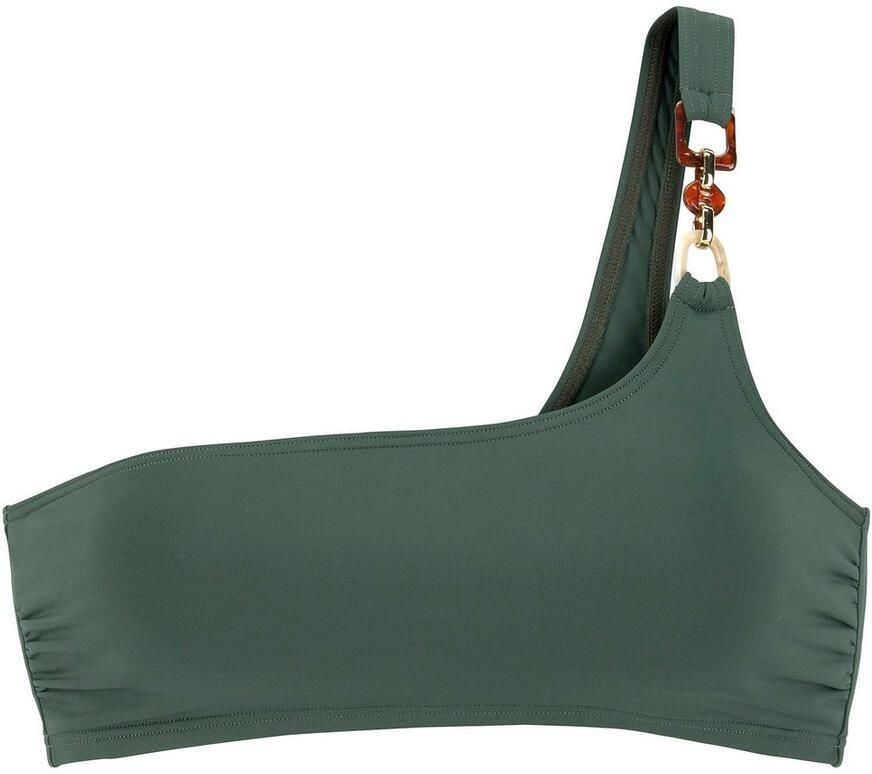 Lascana Bustierbikinitop Yves met elegante sierdecoratie