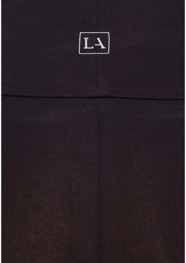 Lascana Caprilegging met brede zachte boord