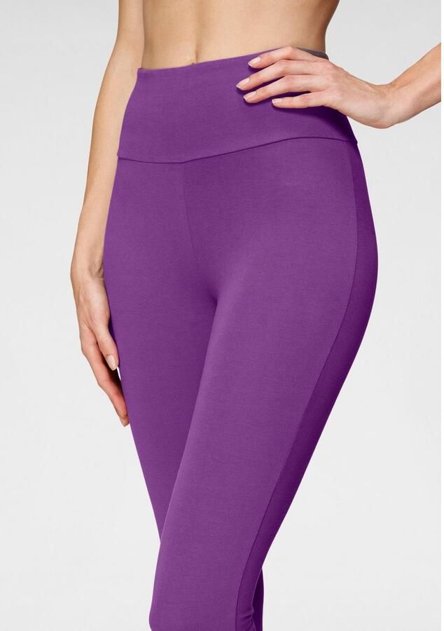 Lascana Caprilegging met brede zachte boord - Foto 3