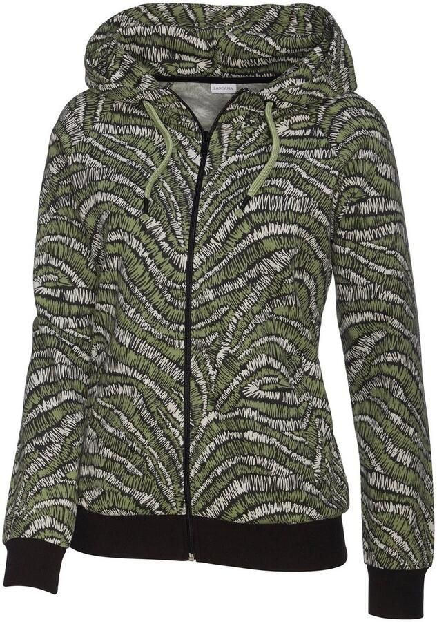 Lascana Capuchonsweatvest met rits loungewear - Foto 4