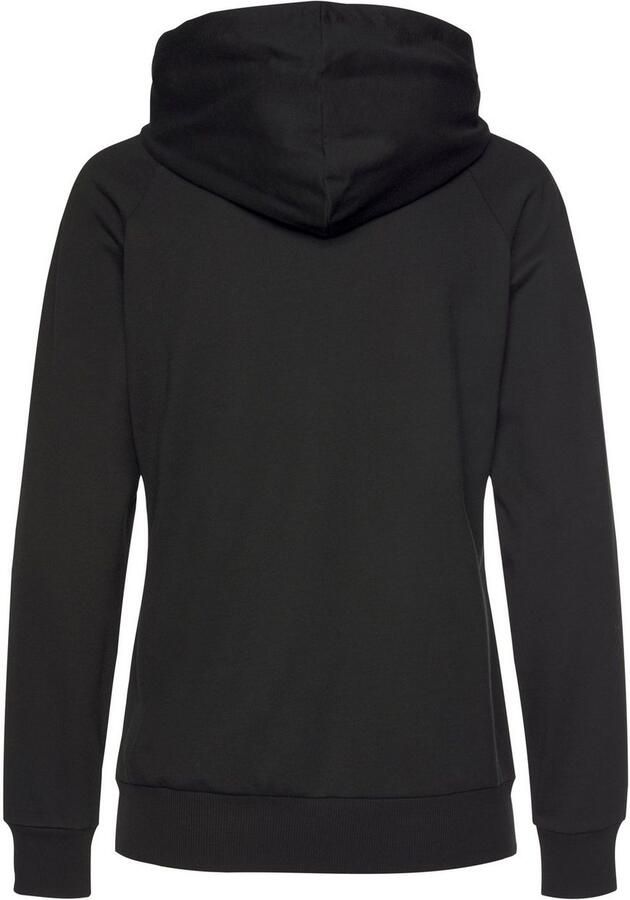 Lascana Capuchonsweatvest sweatvest met details in rozegoudkleur Sweatshirtjack met details in roségoudkleur loungewear - Foto 6