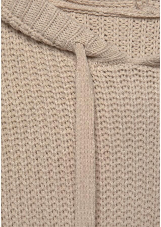 Lascana Capuchontrui van zacht grof breiwerk zachte breipullover met capuchon - Foto 2