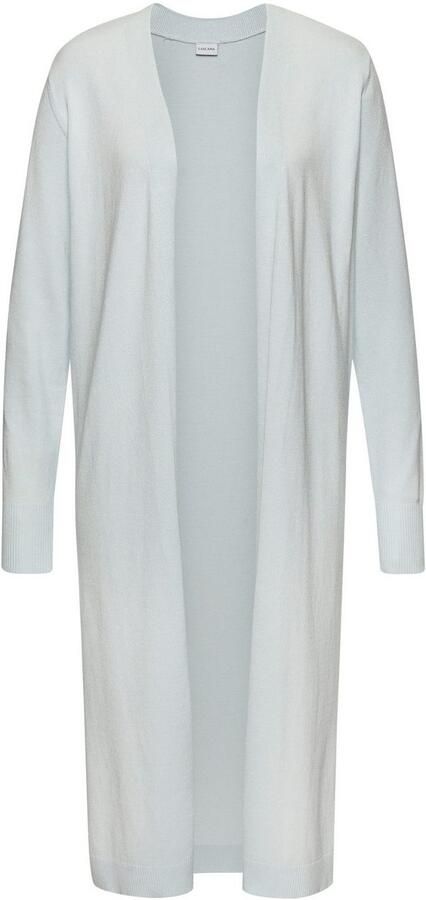 Lascana Cardigan met zijopeningen lange gebreide jas van zacht ribbreiwerk - Foto 5