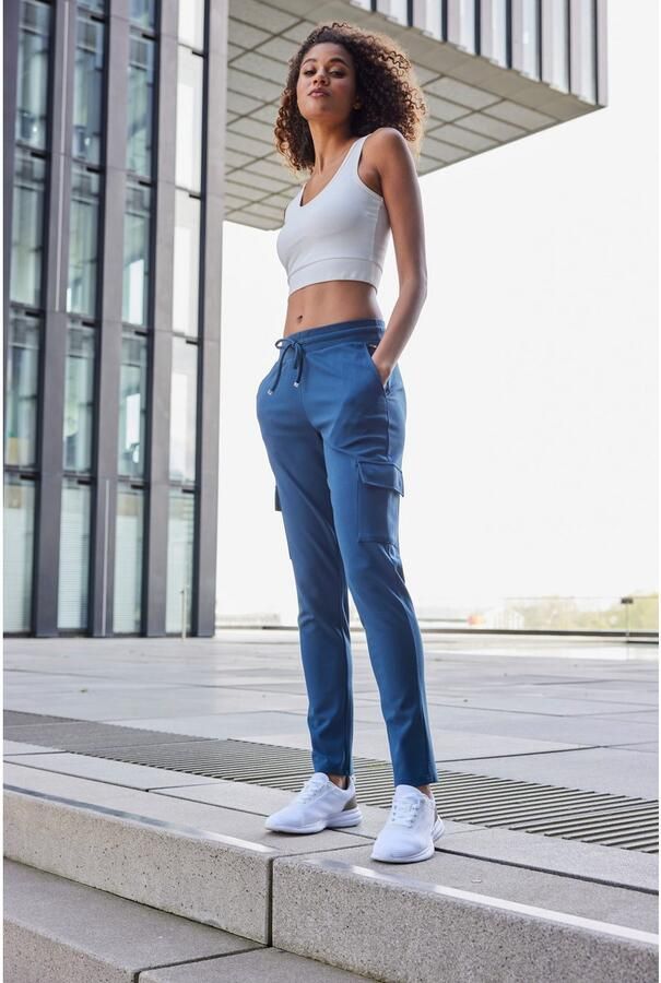 Lascana Cargobroek in zacht vloeiend materiaal loungewear - Foto 7