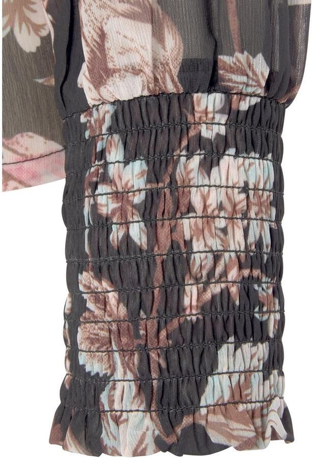 Lascana Chiffon blouse met bloemenprint en v-hals damesblouse elegant-chic - Foto 7