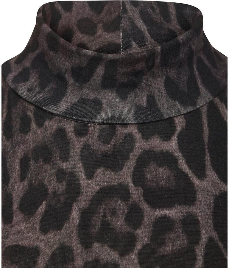 Lascana Colshirt met dierenprint jersey shirt modieus basic