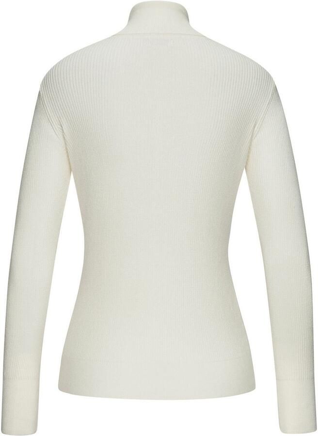 Lascana Coltrui met sierknopen op de schouders gebreide shirt figuuraccentuerend modieus