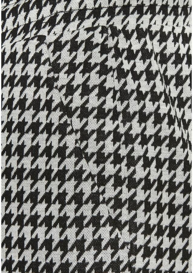 Lascana Comfortbroek met houndstooth patroon en zijzakken