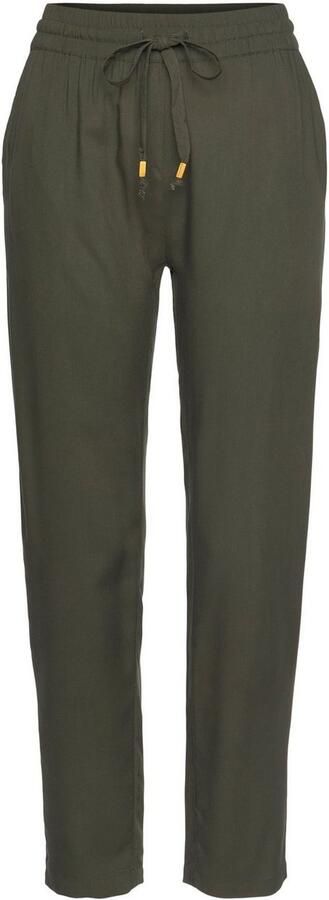 Lascana Comfortbroek van geweven viscose smal model zomerbroek business look - Foto 6