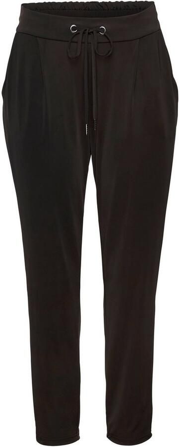 Lascana Comfortbroek van gladde jerseykwaliteit lichte zomerbroek met zakken kreukvrij - Foto 7