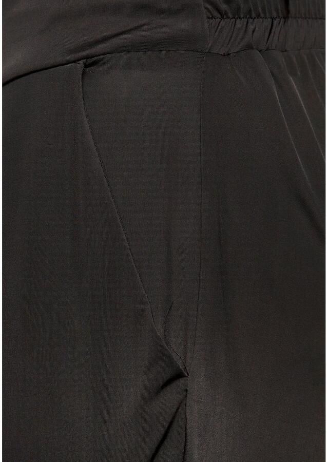 Lascana Comfortbroek van gladde jerseykwaliteit lichte zomerbroek met zakken kreukvrij - Foto 2