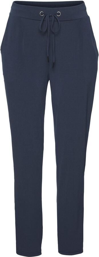 Lascana Comfortbroek van gladde jerseykwaliteit lichte zomerbroek met zakken kreukvrij - Foto 6