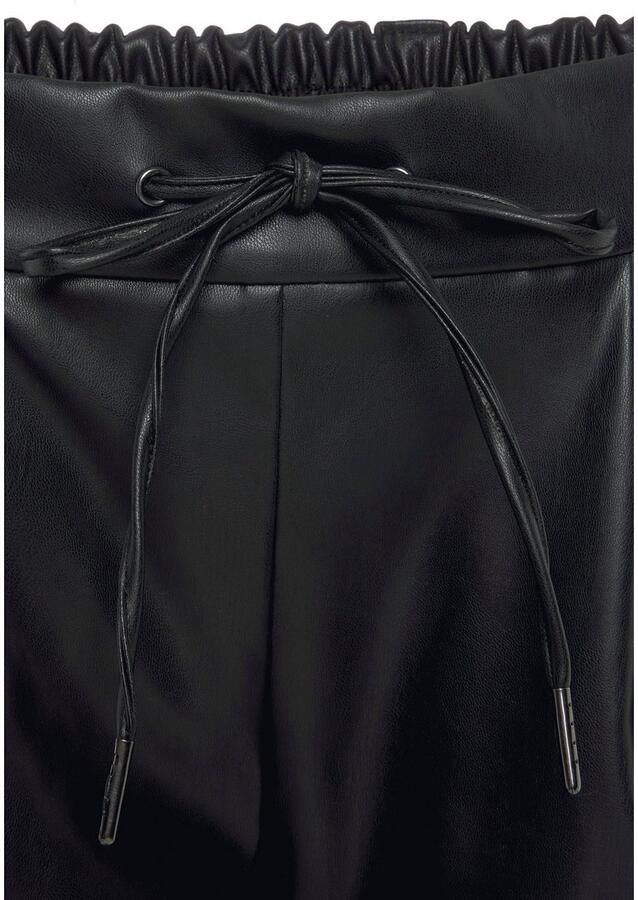Lascana Comfortbroek van imitatieleer comfortabele stofbroek elegant-chic - Foto 2