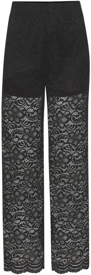 Lascana Comfortbroek van transparante kantstof met geïntegreerde shorts - Foto 6