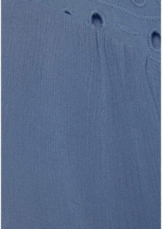 Lascana Crêpe-blouse met geborduurde oogjes damesblouse losse pasvorm - Foto 4