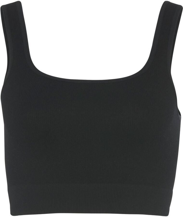 Lascana Crop-top Seamless Top Naadloos top met ribstructuur - Foto 2