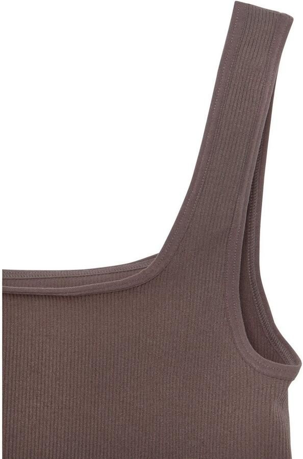 Lascana Crop-top Seamless Top Naadloos top met ribstructuur - Foto 7